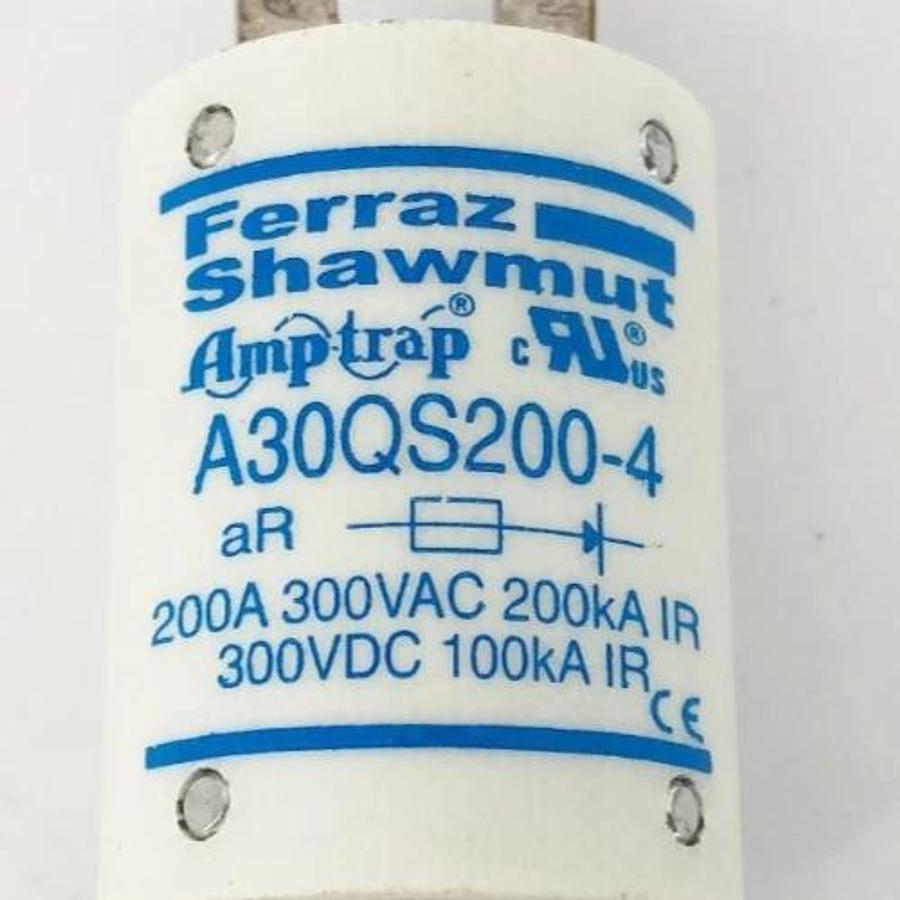 New Ferraz Shawmut A30QS200-4 Semiconductor Fuse 200A 300VAC/DC