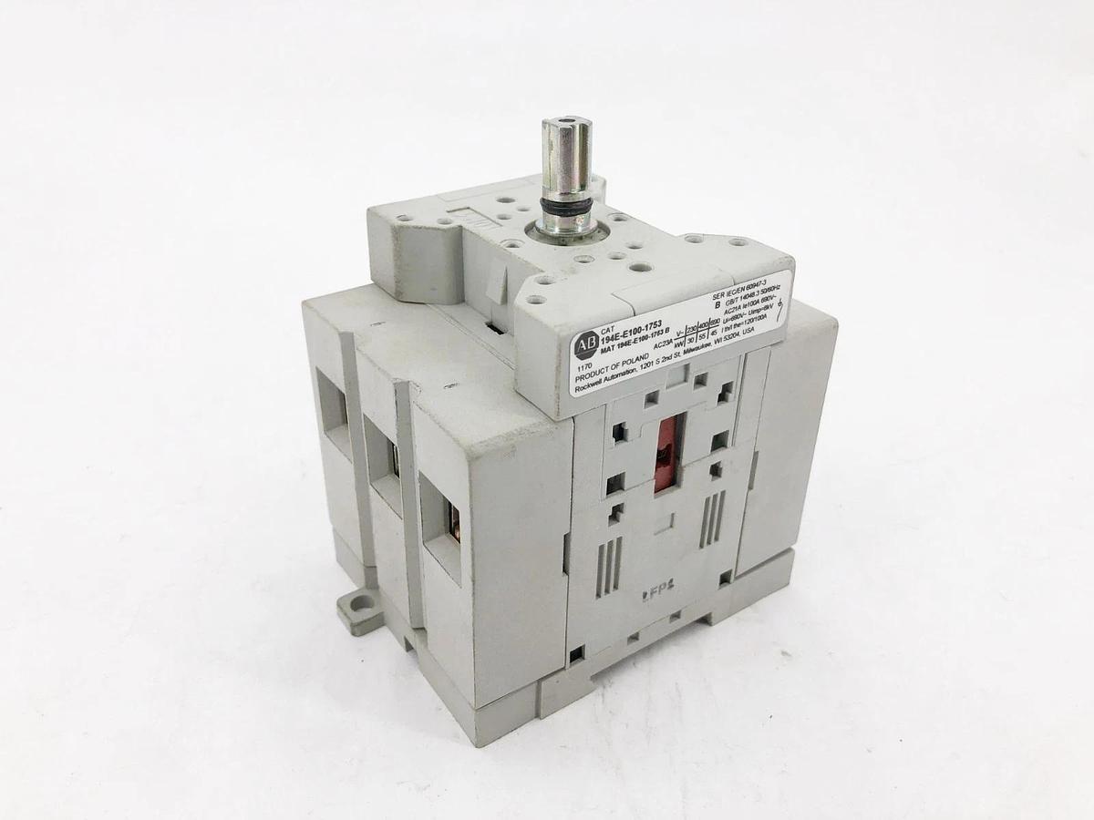 New Allen Bradley 194E-E100-1753 Ser. B Load Switch 3P 100A 600VAC - No Box