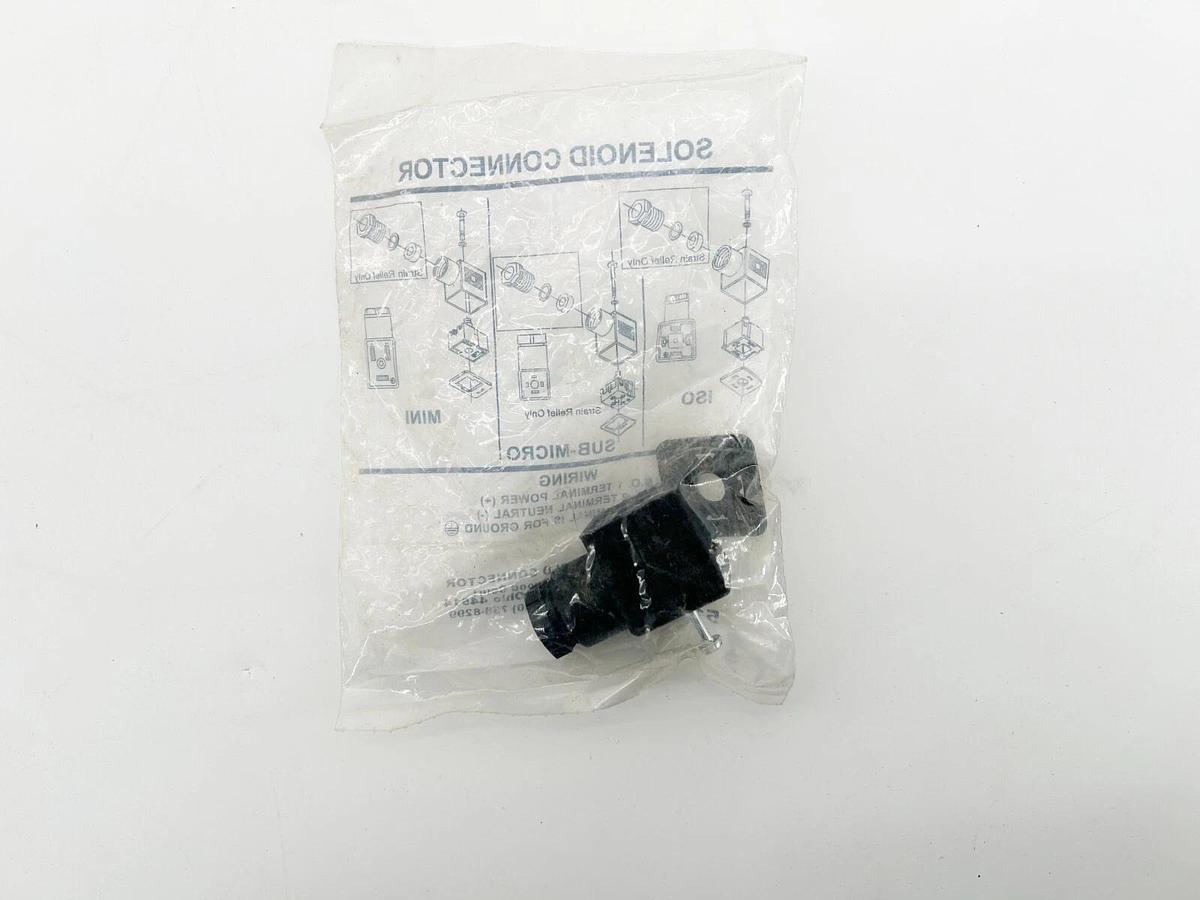 New Lot of 4 Canfield 51001090000 Solenoid Connector 2 Pin + Ground