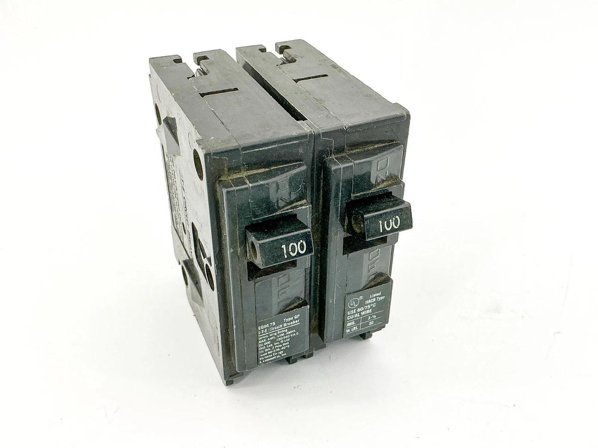 Used ITE QP2100 Circuit Breaker 100A 240V 2P Type QP