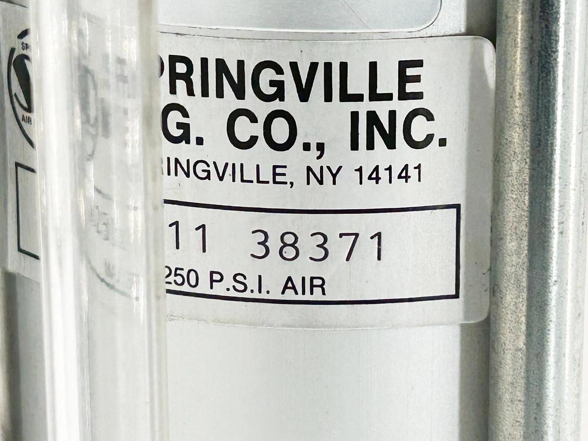 New Springville A250x11 Pneumatic Cylinder 250PSI 38371