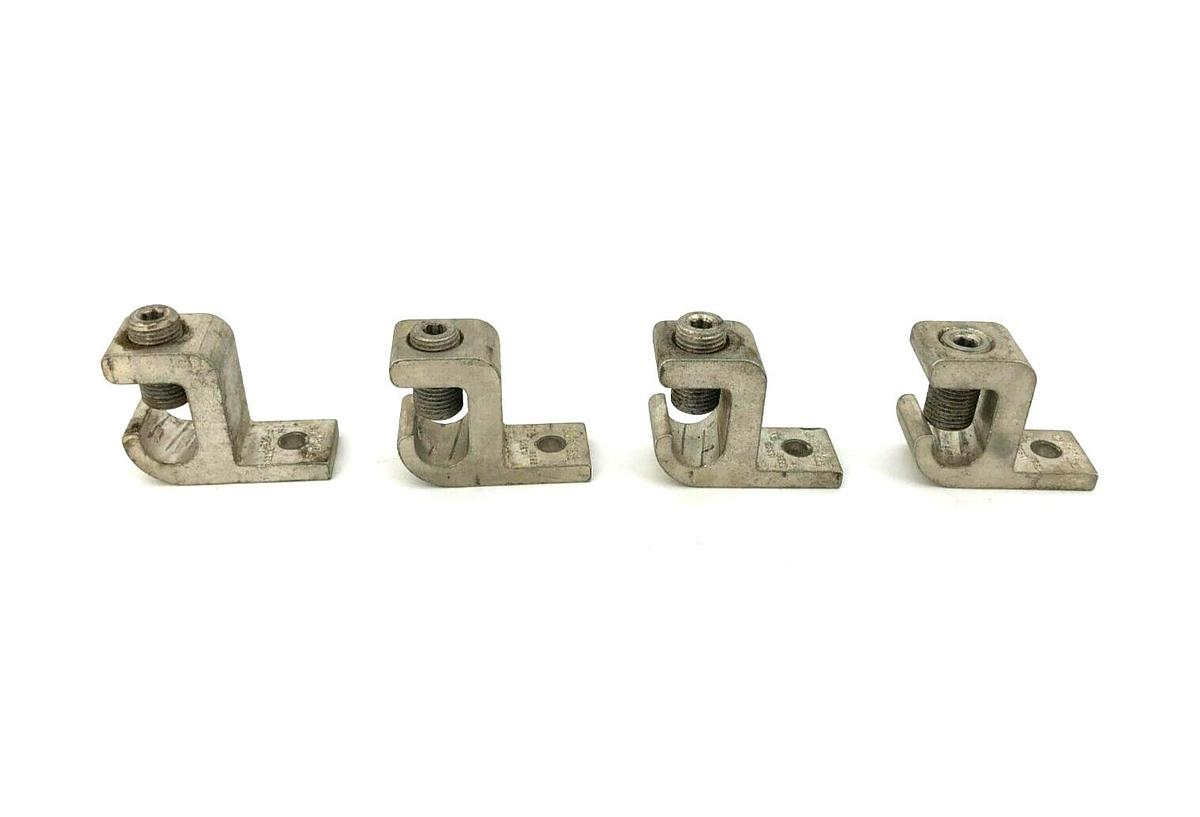 Used Lot of 4 Ilsco G938 Aluminum Ground Lugs Dual Rated 250KCMIL - 6 AWG AL - CU