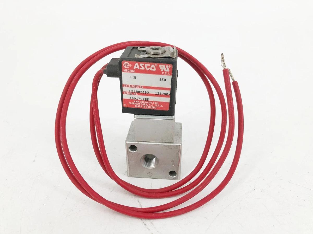 New Asco U8380B002 Solenoid Valve 110/120V 50/60Hz 150psi - No Box