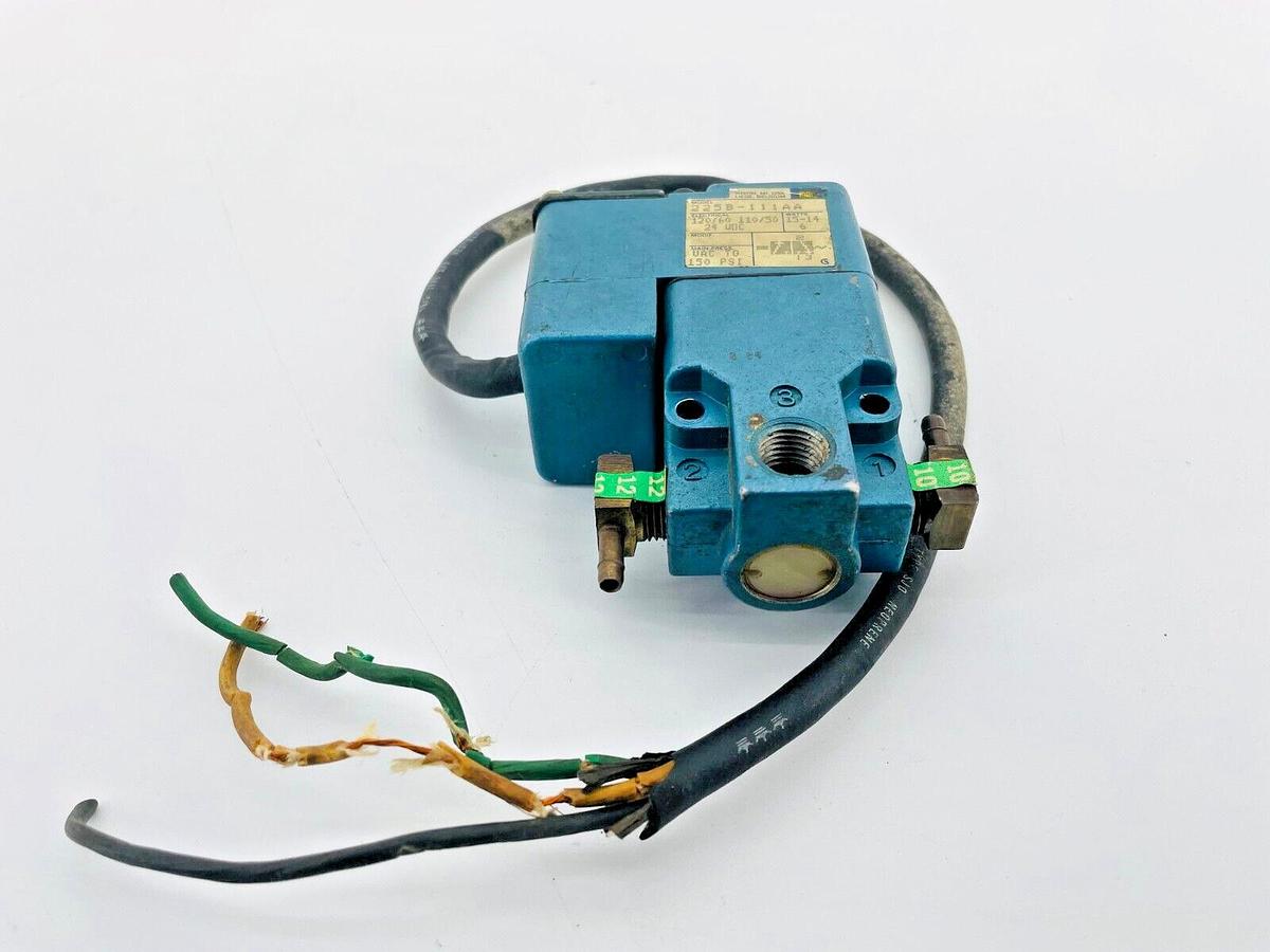 Used Mac Valves 225B-111AA Solenoid Valve 110/120V