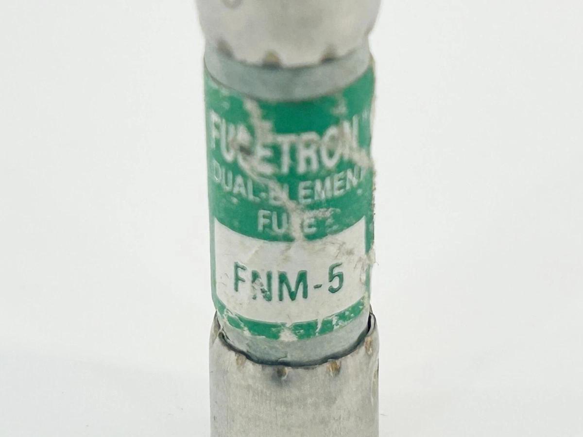 New Lot of 4 Bussmann FNM-5 Dual Element Time Delay Fuse 5A 250V - No Box
