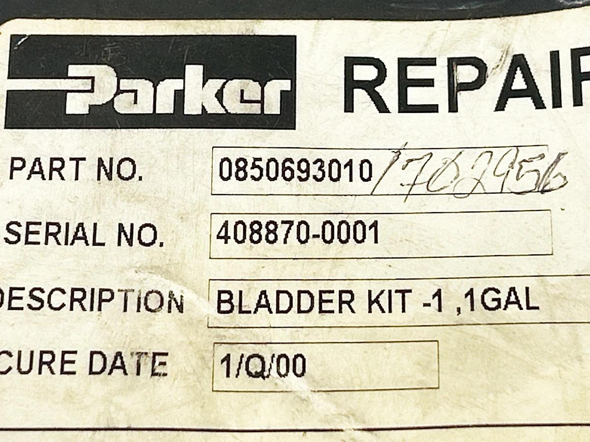 New Parker 0850693010 Accumulator Bladder Repair Assembly Kit 1Gal 3KPSI