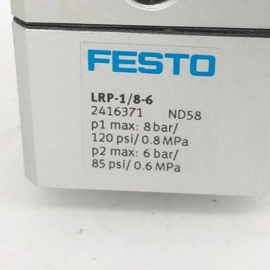 New Festo LRP-1/8-6 Precision Pressure Regulator 8 bar 2416371