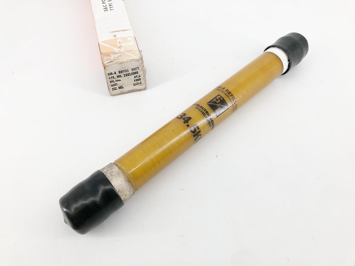 New S&C 124150R4 SM-4 Fuse Refill 34.5 kV 100E Amps