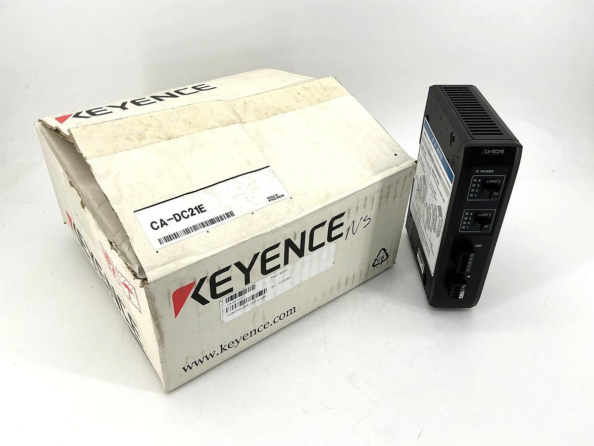 New Keyence CA-DC21E Illumination Expansion Unit 40W 3-6.5A 12-24VDC CADC21E