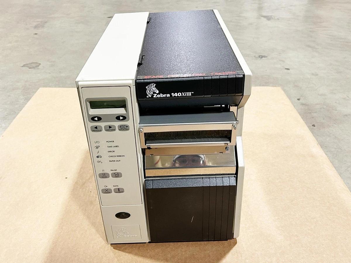 New Zebra 140XiIII Thermal Laser Label Printer 4A 300W 140-101-00100