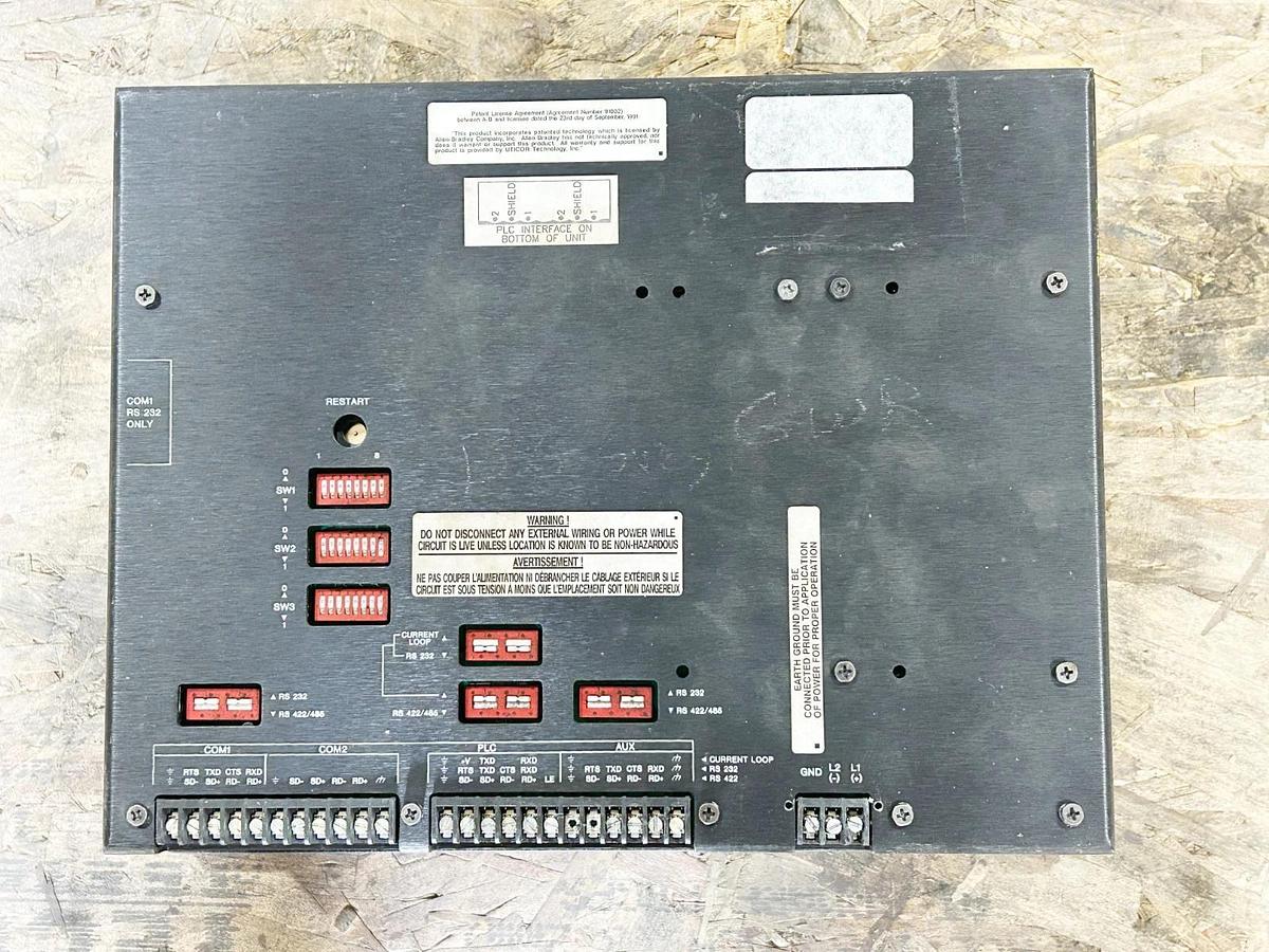 Used Uticor 100G-1C1R1 Power Panel 10.4: Active Color Display .25A 250V 50/60Hz