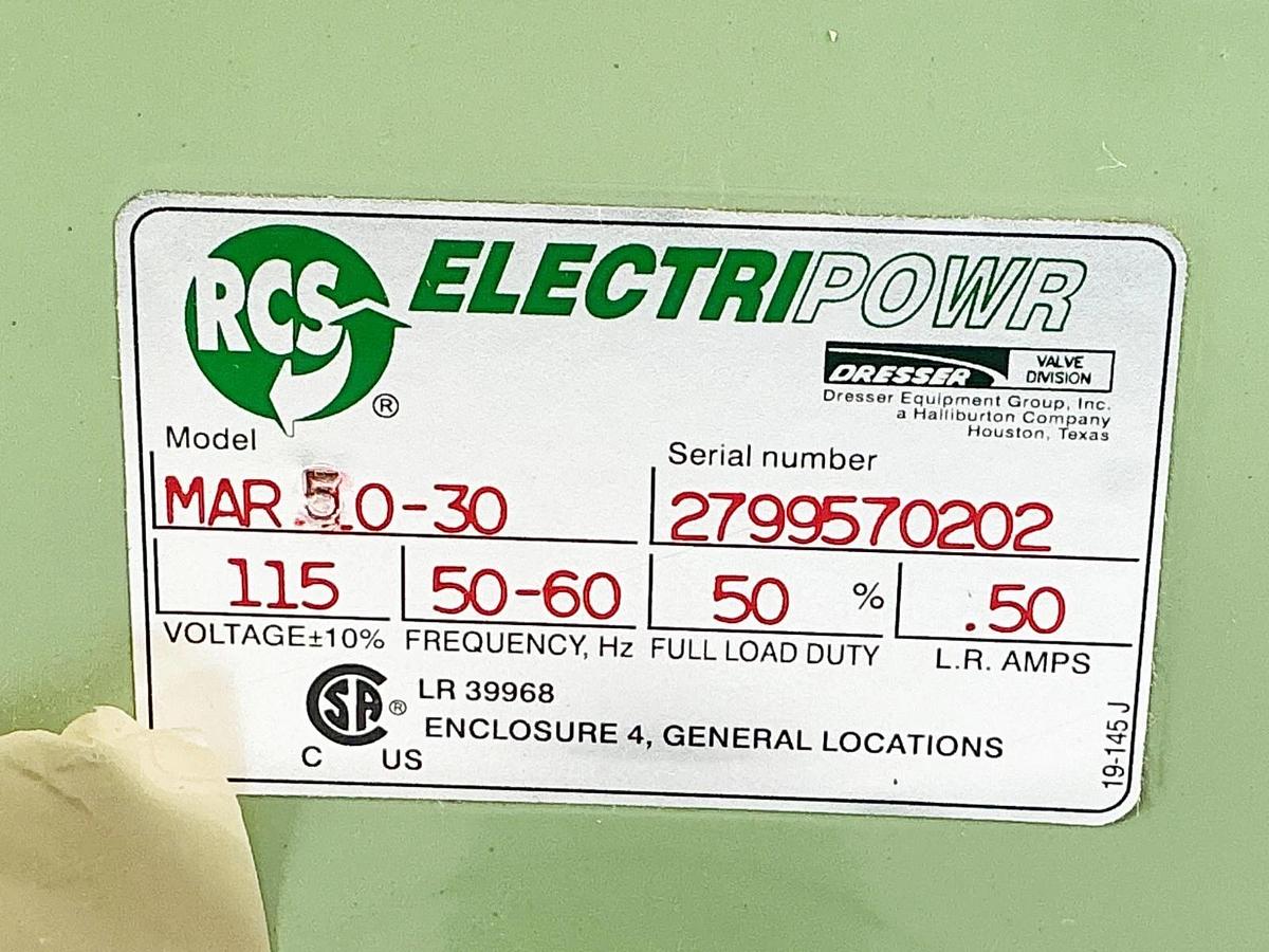 New Dresser RCS Electripower MAR50-30 Actuator 115V .5A - No Box
