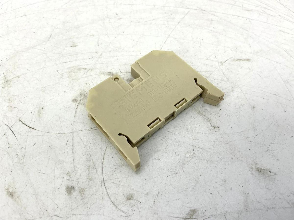 Used Lot of 20 Siemens 8WA1011-1DF11 Terminal Block 600V 22-12AWG 800V 8WA1 011-1DF11