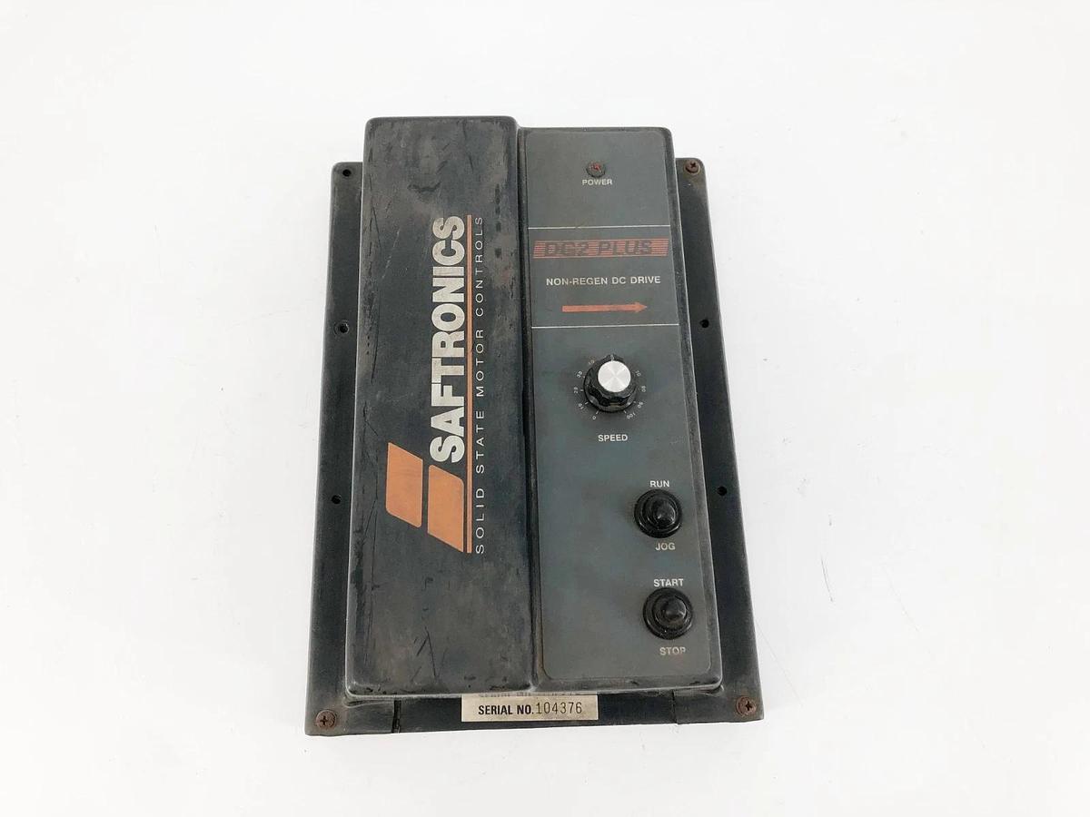 Used Saftronics DG2P10E Non-Regenerative DC Drive 120/240VAC Input 0-90VDC 2HP Out