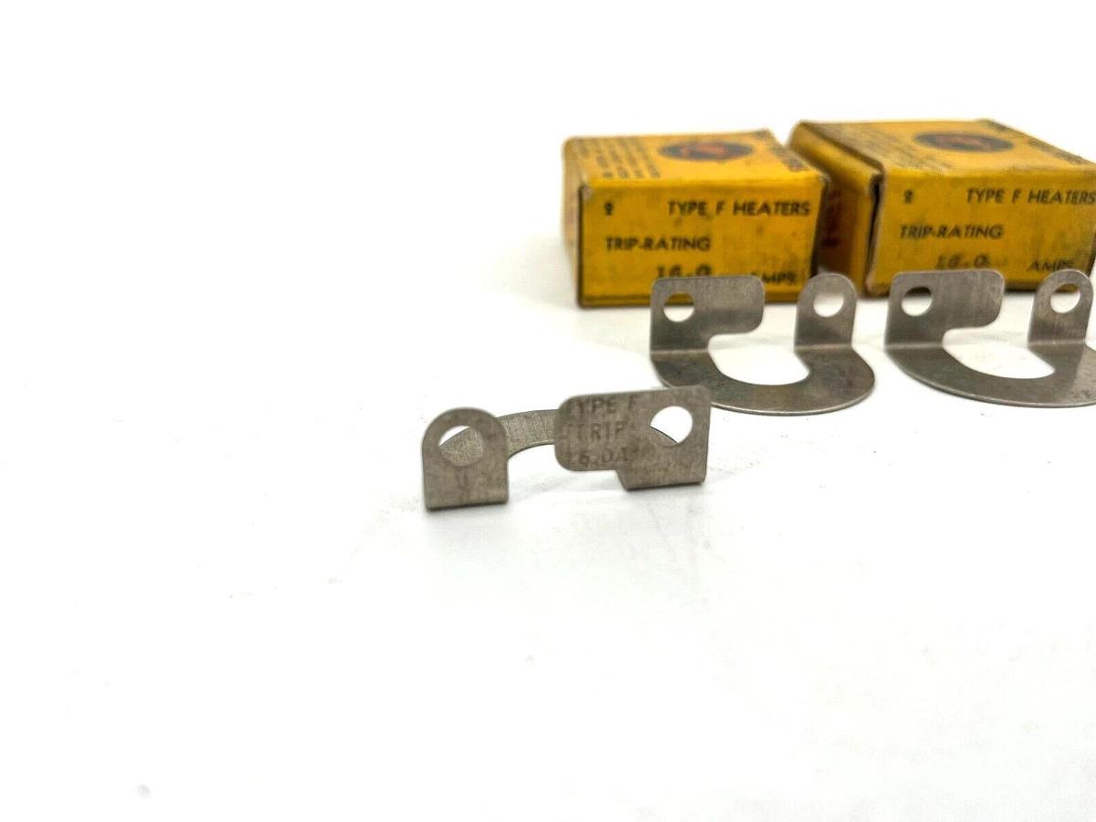 Lot of 4 New Federal F16.0A +Type F Heaters 16.0A - Two Boxes of two pieces each