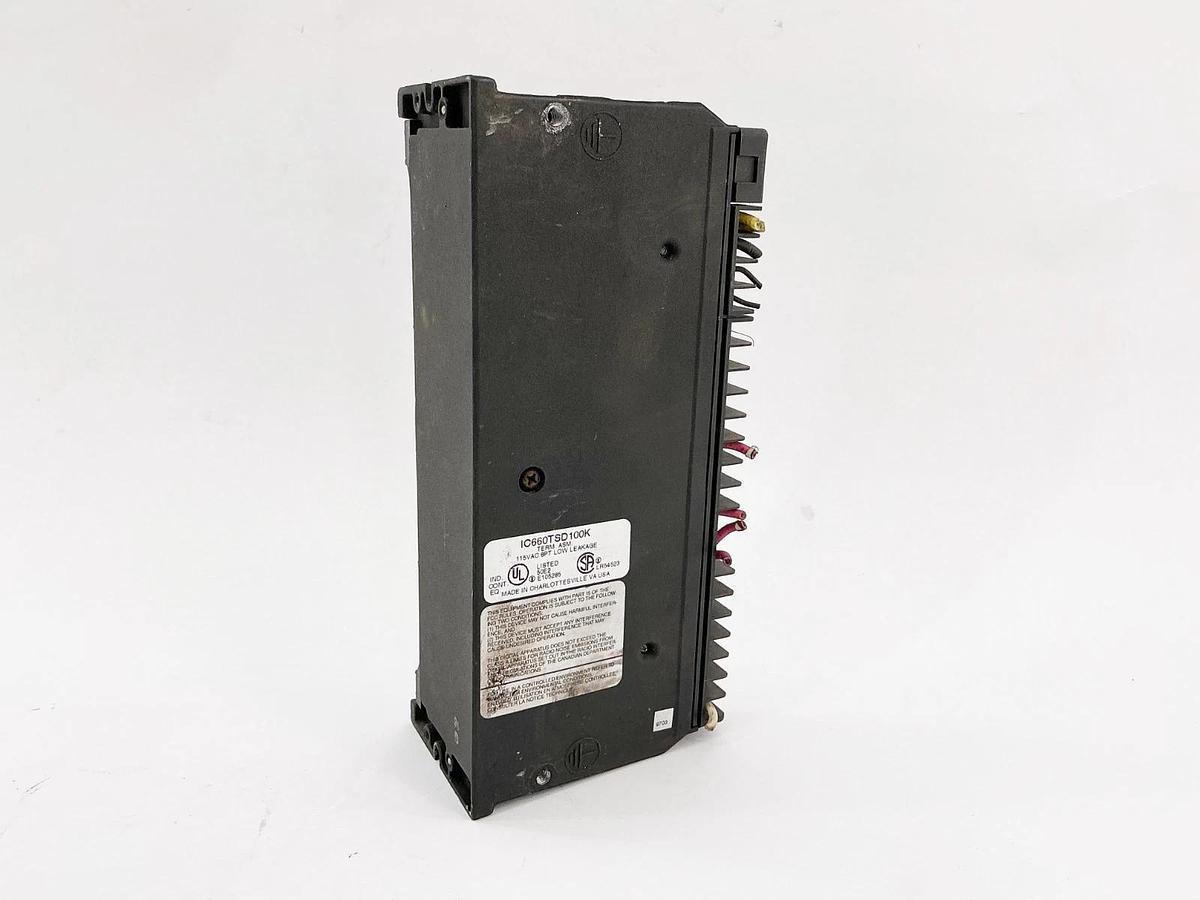 Used GE Fanuc IC660TSD100K Terminal Assembly 115V 8PT Low Leakage