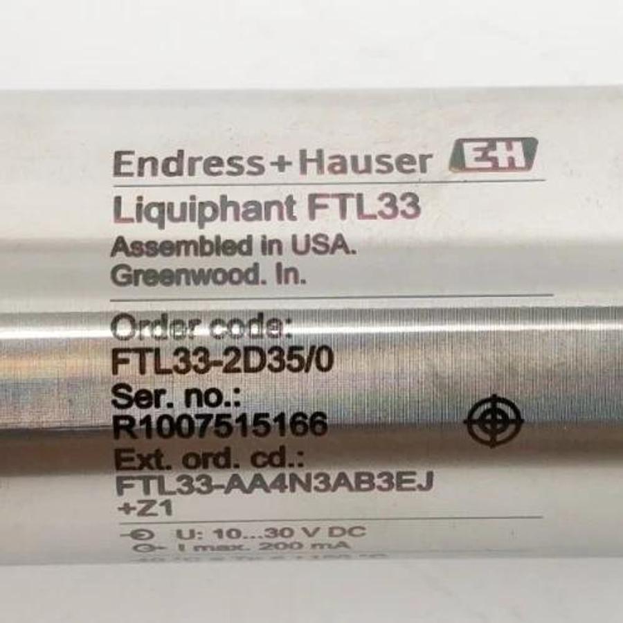 New Endress + Hauser Liquiphant FTL33 Point Level Switch FTL33-2D35/0 71235541
