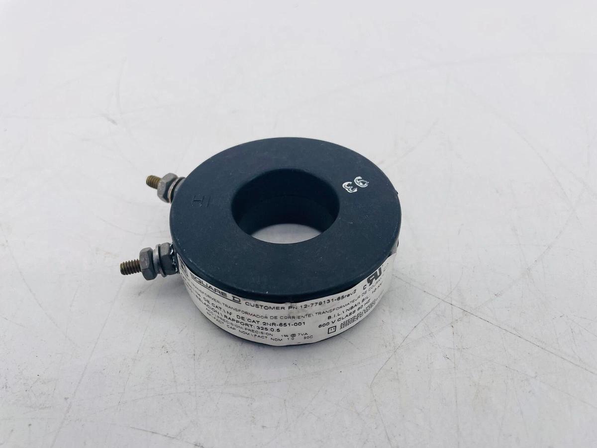 New Square D 2NR-651-001 Current Transformer 325:0.5 600V