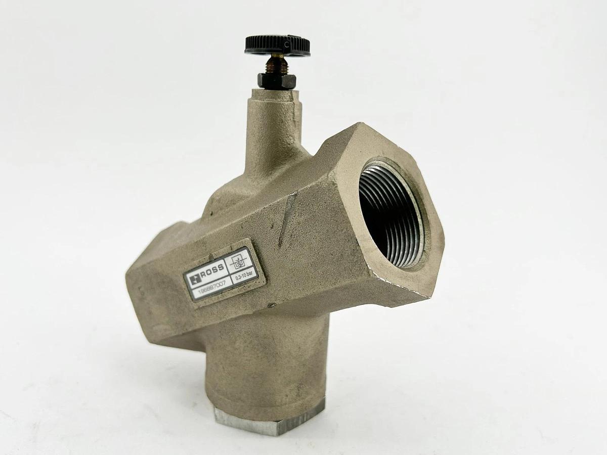 New Ross Controls 1968B7007 Flow Control Valve 1-1/4" Port 1-1/4" Body - No Box