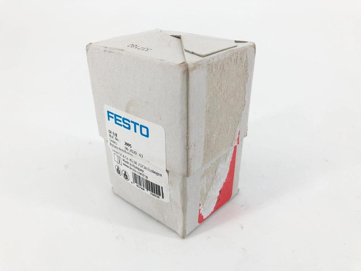 New Festo GF-3/8 Rotary Distributor 2095 Sealed Box