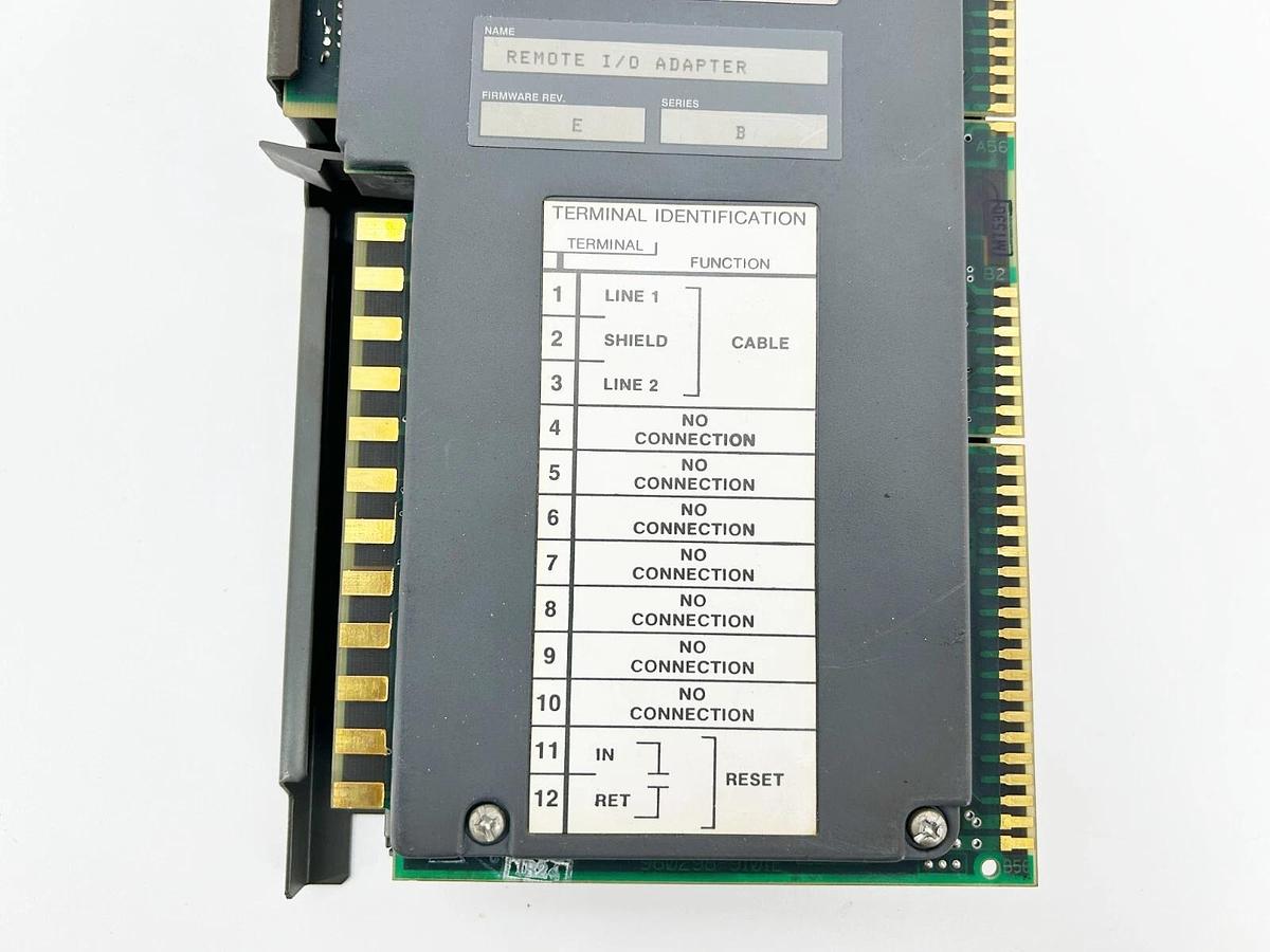 Used Allen Bradley 1771-ASB PLC Input/Output Adapter Remot I/O 1.2AMP 5VDC Ser B