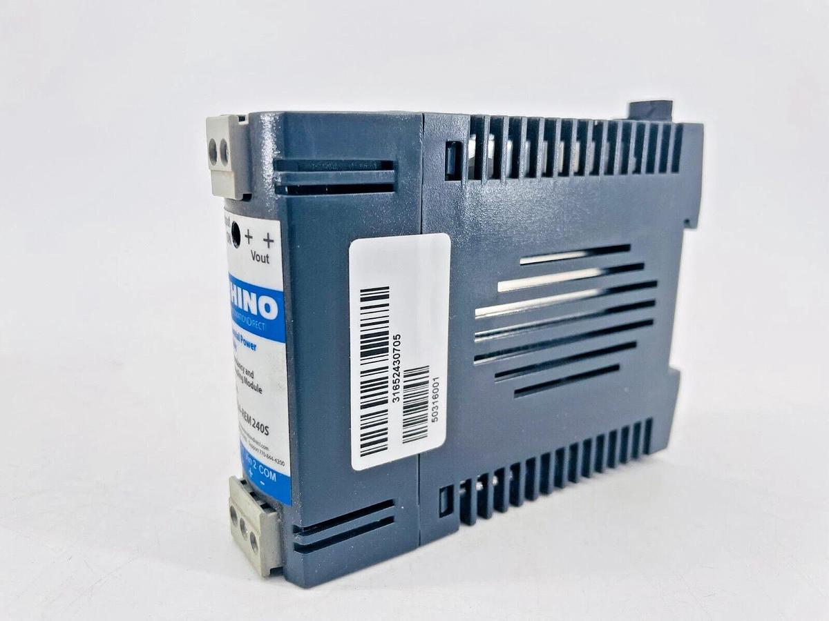 New Rhino Automation Direct PSP24-REM240S Redundancy Module 4-59VDC 8A