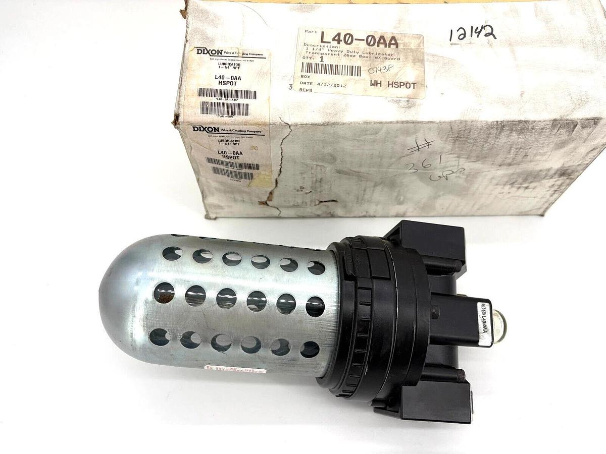 New Dixon Valve L40-0AA Lubricator 1-1/4" NPT 150PSI Max