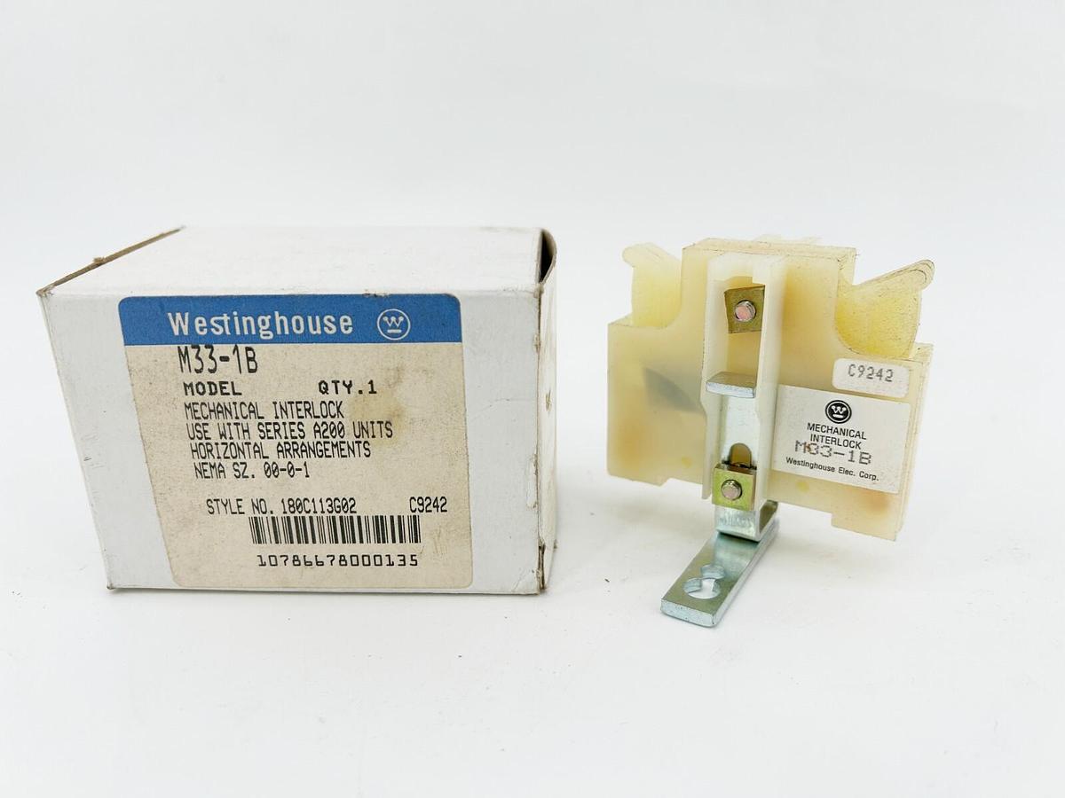 New Westinghouse M33-1B Michanical Interlock Nema Size 00-1