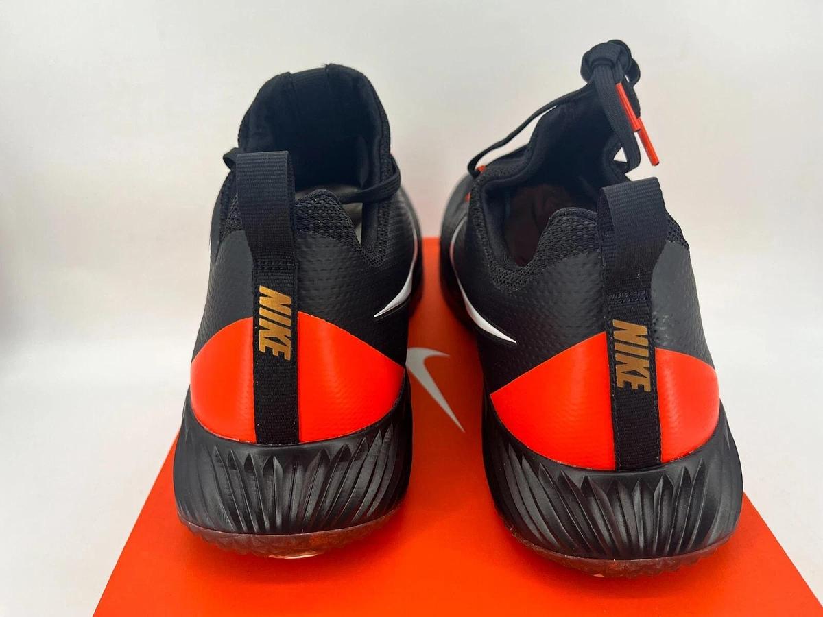 Nike Vapor Speed Turf Black/Orange Size 16 OSU Beavers Promo Sample Cleats