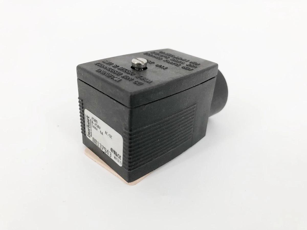 New Burkert 00137943 Solenoid Valve Connector 2509 0-250VAC/DC 6A - No Box