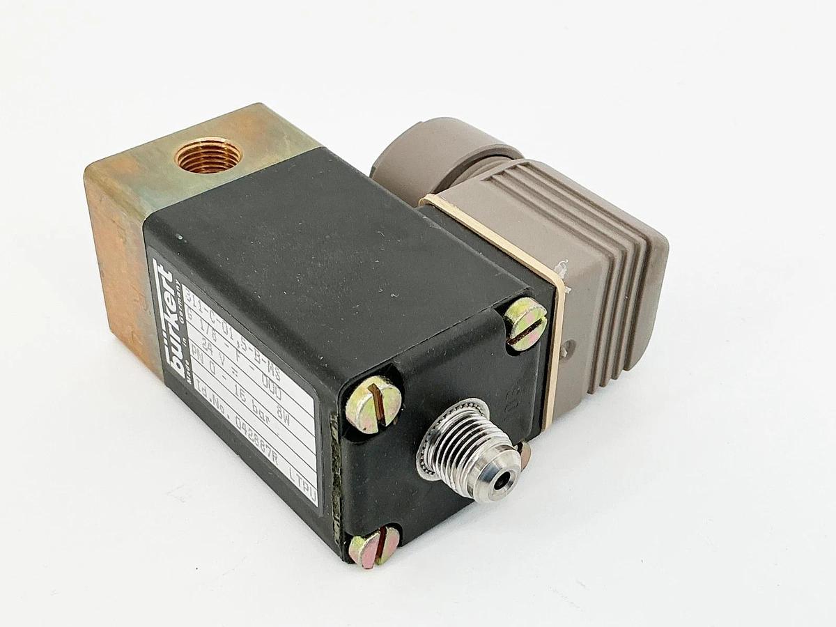 New Burkert 311-C-01.5-B-MS Solenoid Coil 24V 8W 16Bar -No Box