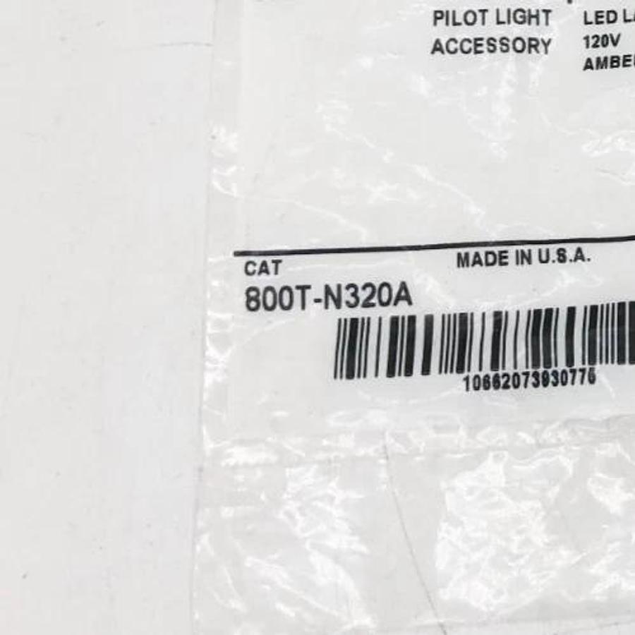 Lot of 2 New Allen-Bradley 800T-N320A Ser. C Amber Pilot Light Cluster Bulbs