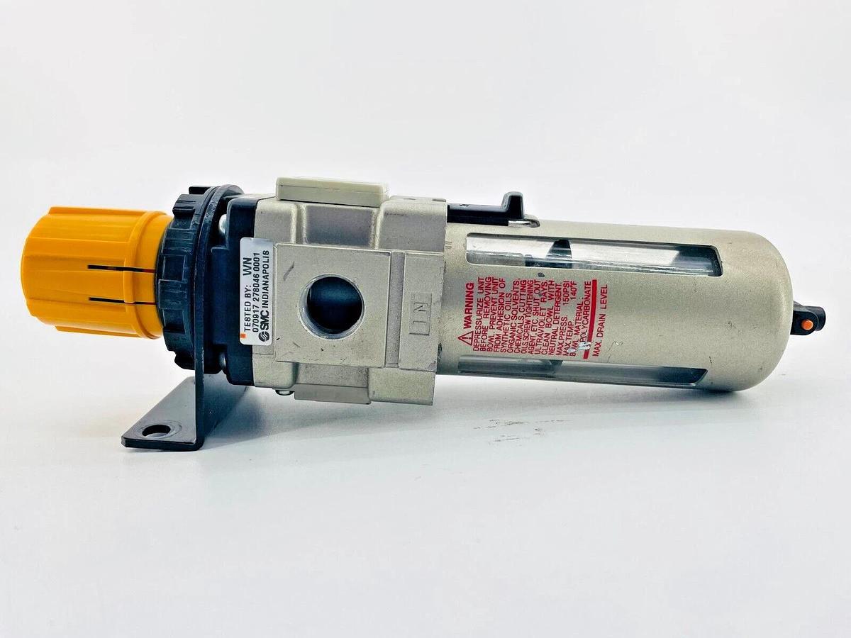 New SMC AW30-N03BE-Z-X2110 Filter Regulator 7~60PSI 3/8in
