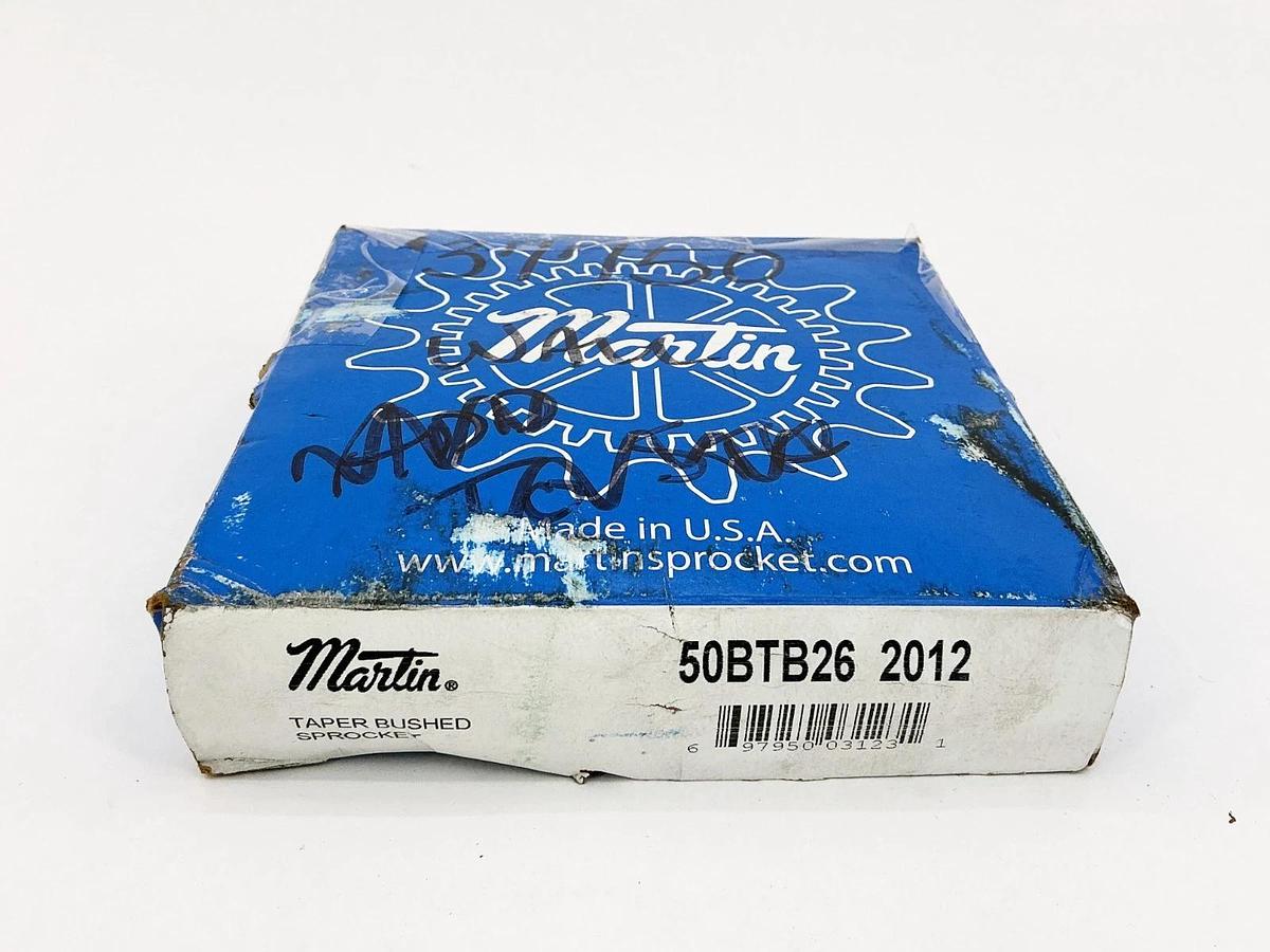 New Martin 50BTB26-2012 Taper Bushed Sprocket 26T 1/2"-2" Bore