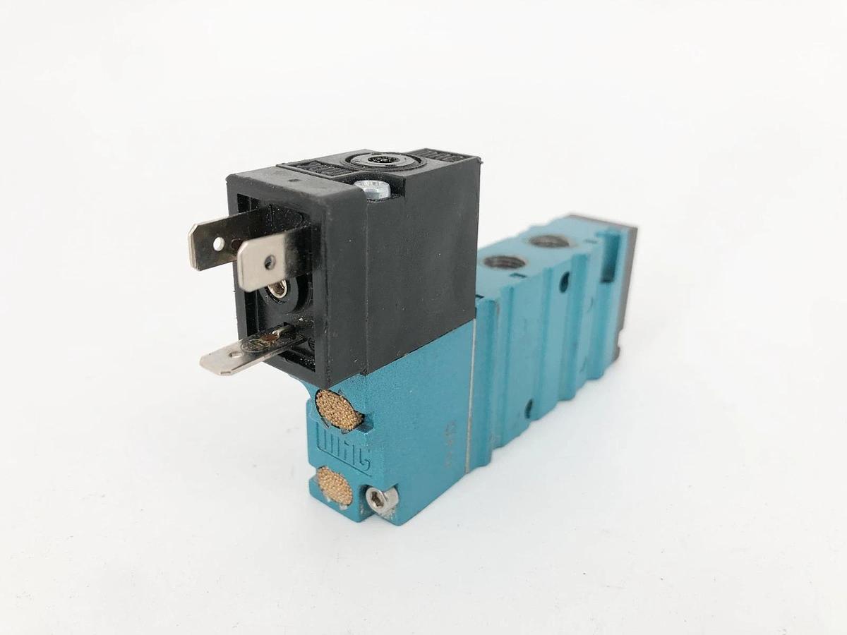 Used MAC Valves 411A-C0A-DM-DDAJ-1JM Solenoid Valve 24VDC 5.4W 120psi
