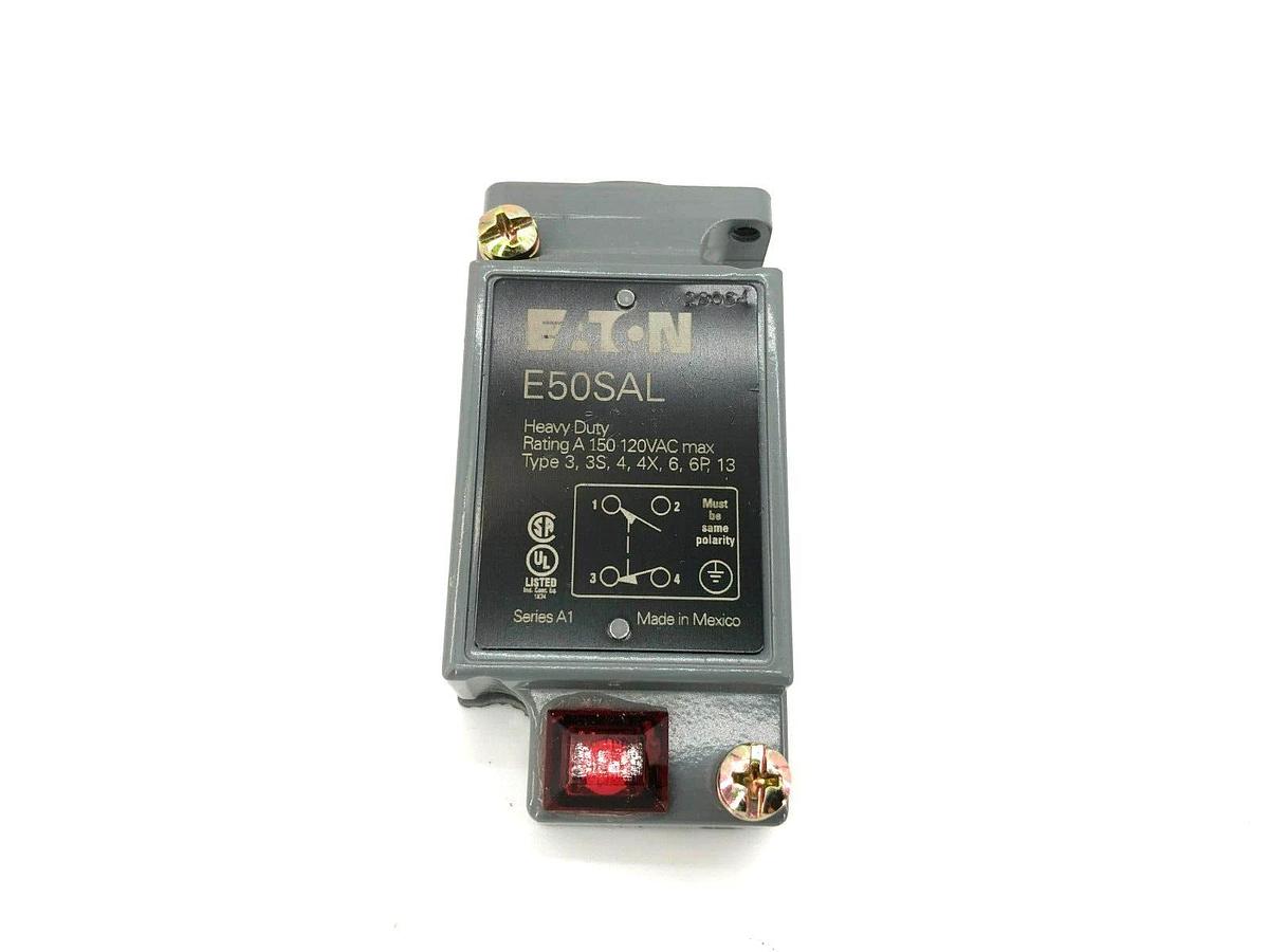 New Eaton E50SAL Indicating Limit Switch Body 120VAC 150A - No Box
