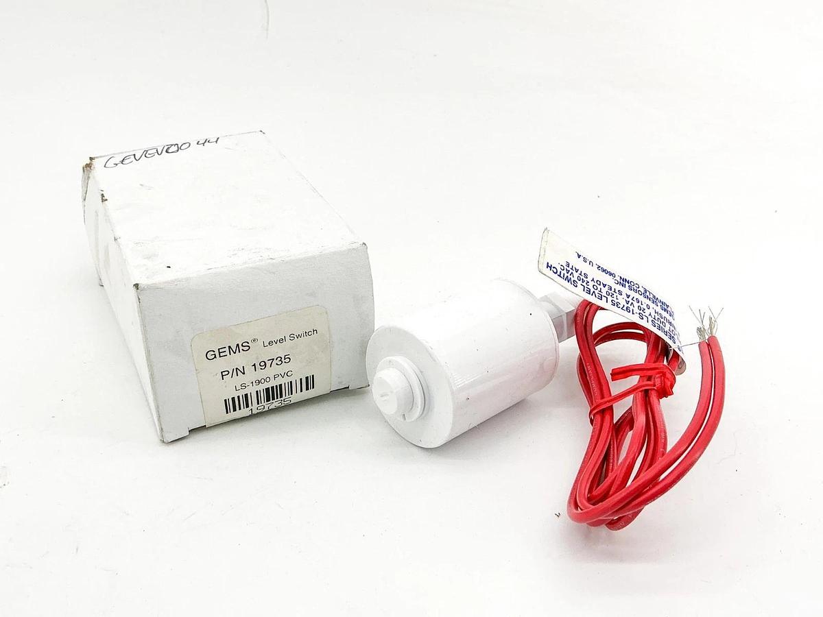 New GEMS 19735 Level Sensor 20VA 120/240V 1A LS-19735 PVC