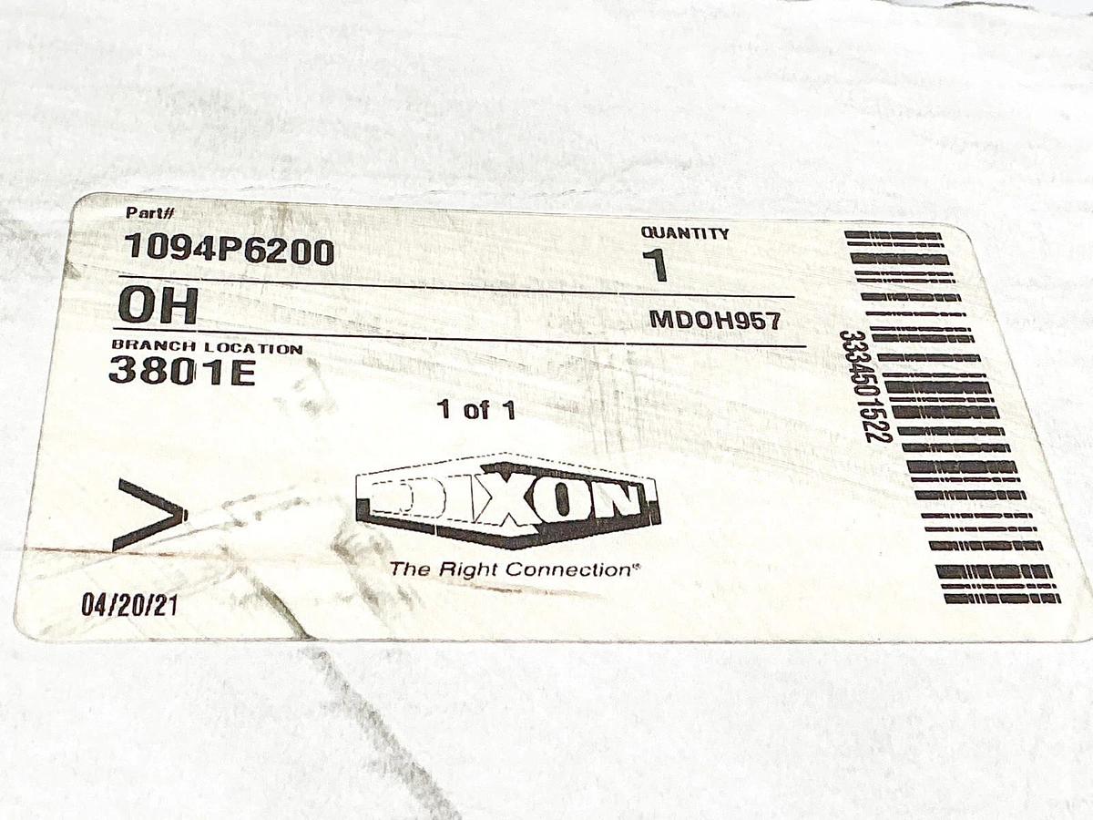 New Dixon 1094P6200 100' Natural Color Nylon 12 Tubing 1/2"OD .375"ID .062 Wall