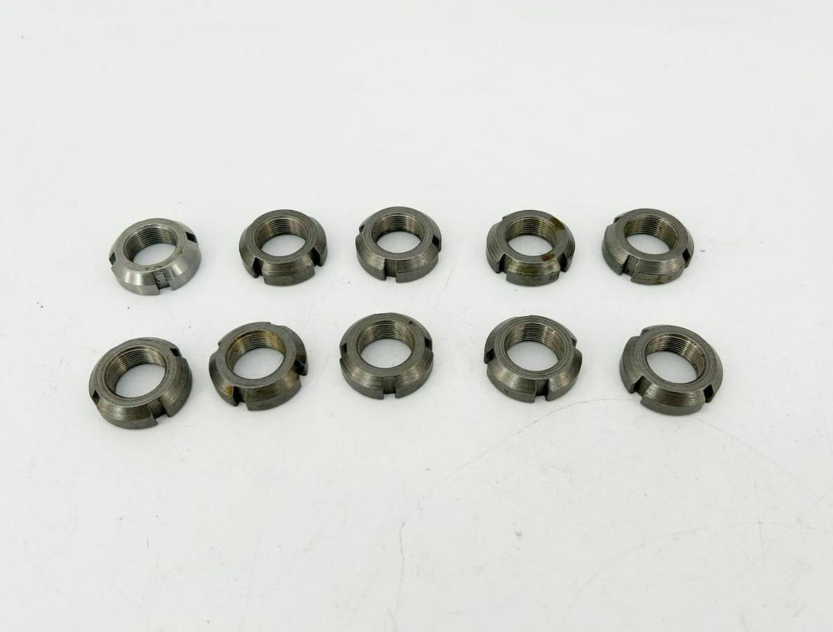 Lot of 10 New Whittet-Higgins N-02 Lock Nuts 1" OD 0.813" Face 0.323" W
