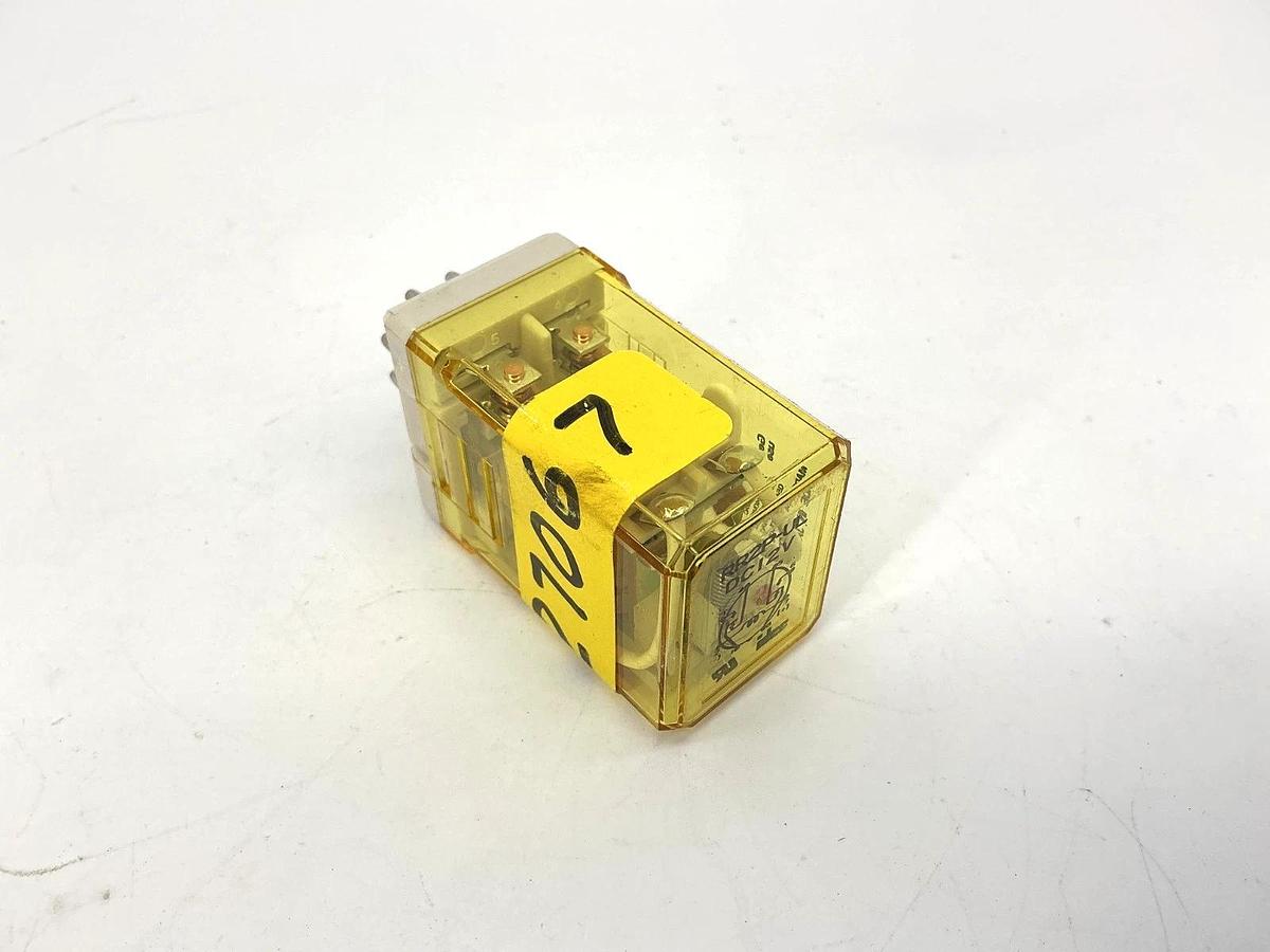 Lot of 2 New IDEC RR2P-UL-DC12V Relay 2-Pole 8-Pin 12VDC Coil RR2P-UL