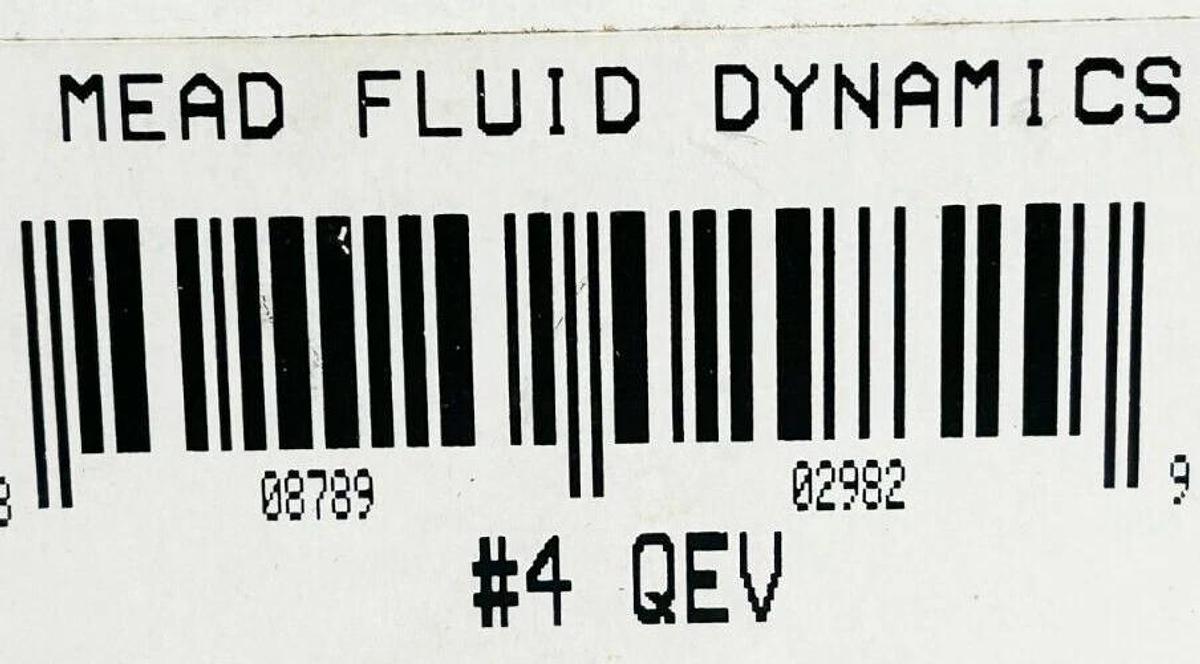 New Bimba 4-QEV Mead Fluid Dynamics Quick Exhaust Valve