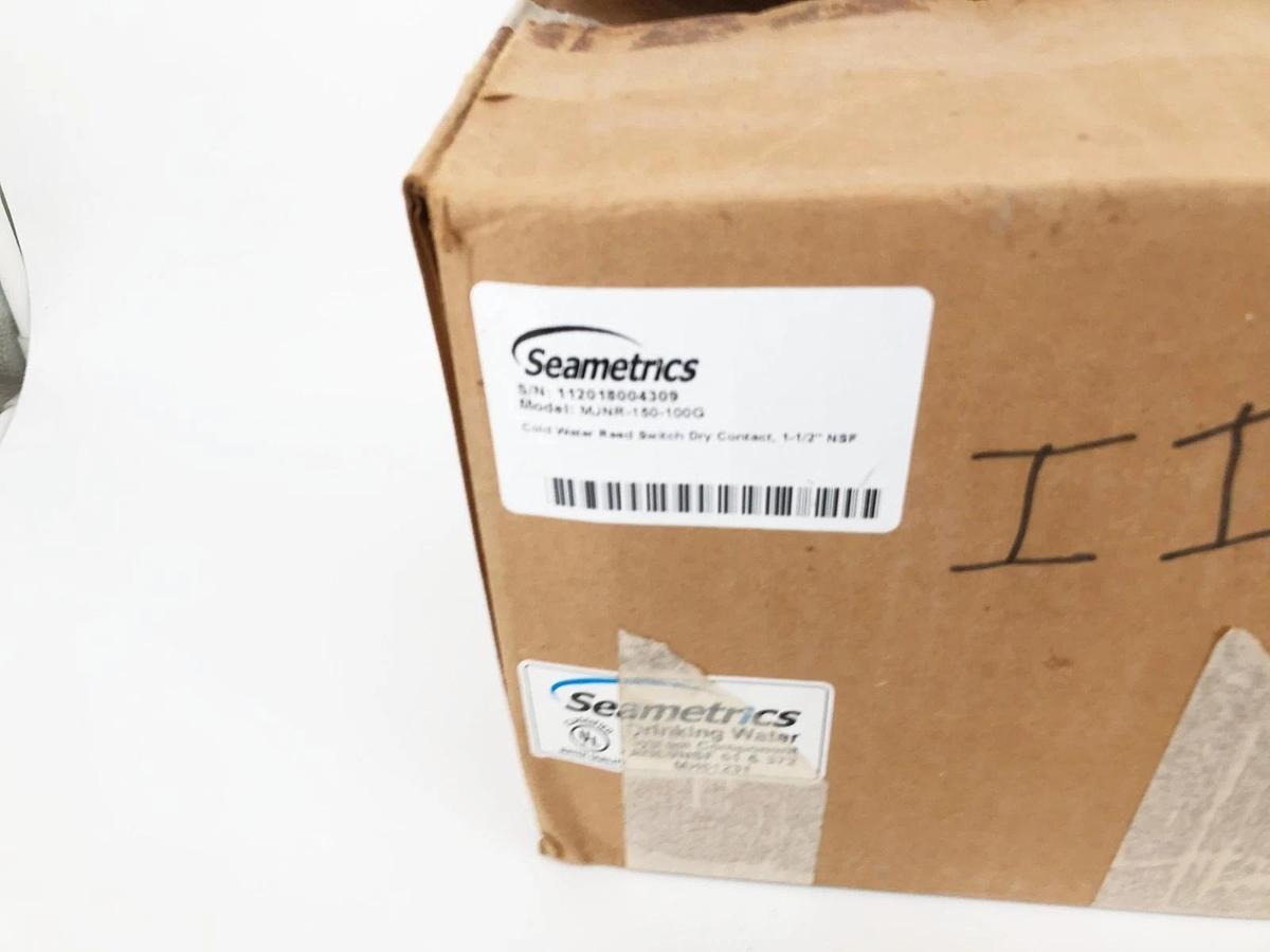 New SeaMetrics MJNR-150-100G Flow Meter 1-1/2" 100 Gal/Pulse MH61231