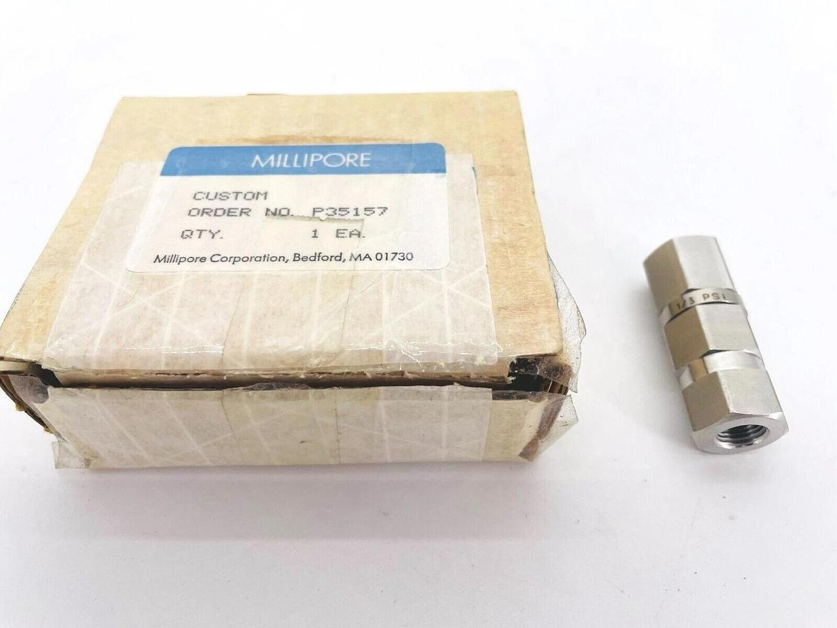New Millipore P35157 Check Valve 8.65mm Bore