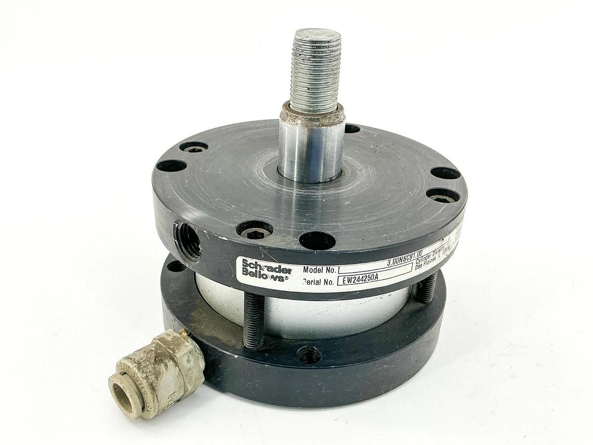 Used Schrader Bellows 3.00NSC91.00 Pneumatic Cylinder 250PSI