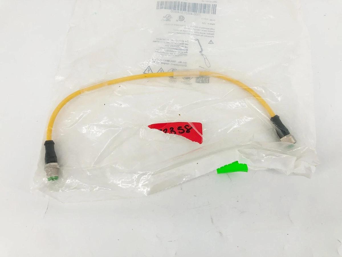 Lot of 3 New Murr Elektronik 7000-40021-0140030 Cordset Straight M12 22AWG 4A