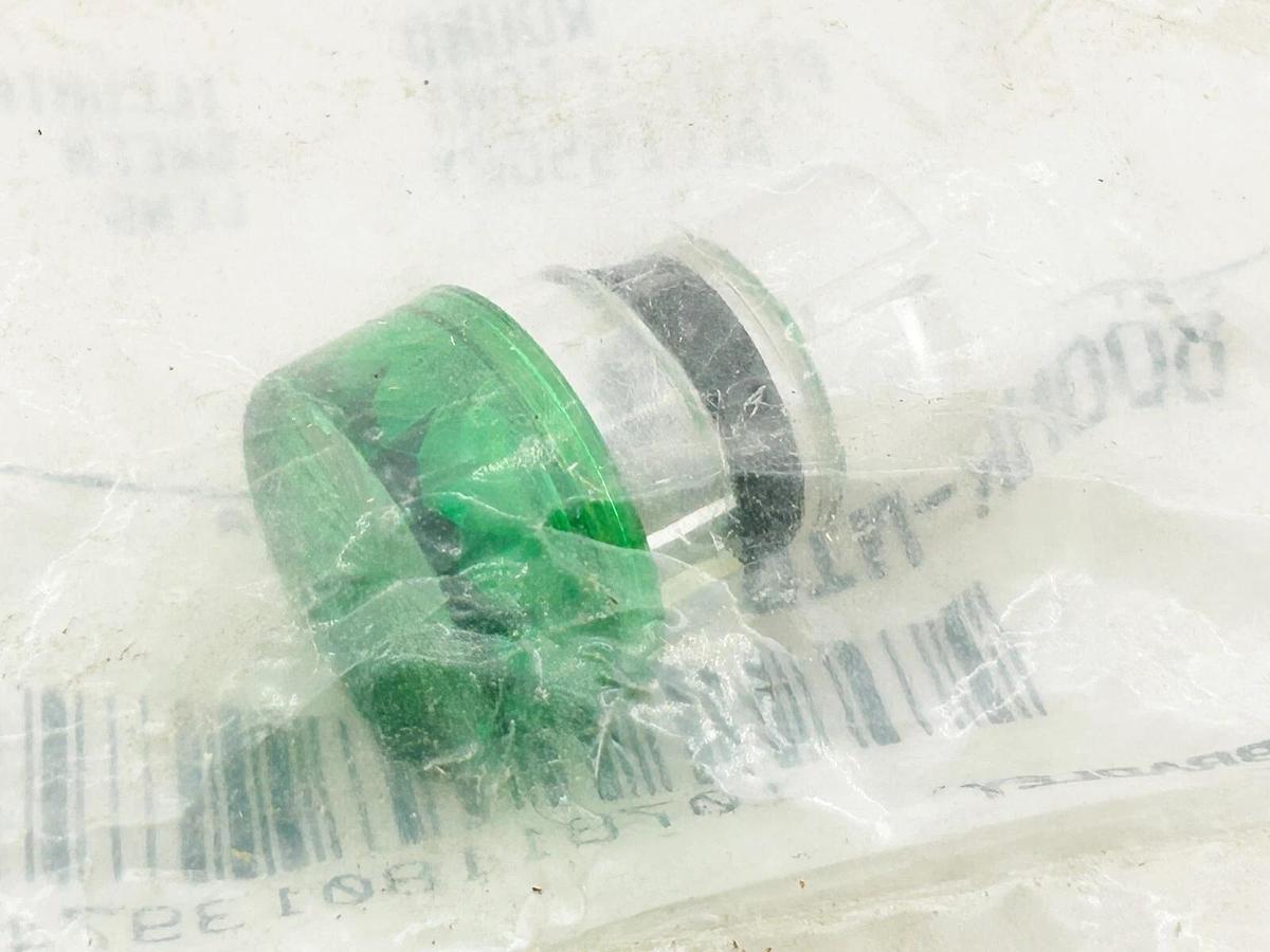 New Lot of 3 Allen Bradley 800MR-N1G Pushbutton Lens Cap Green Ser.A