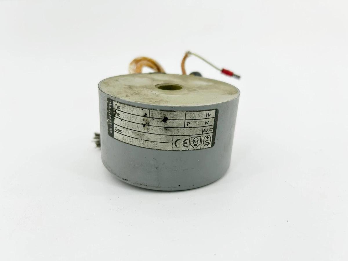 Used Setzermann RFT-V Transformer, Pri: 115V, 0.41A, Sec: 27V, 3.15A, 50/60Hz