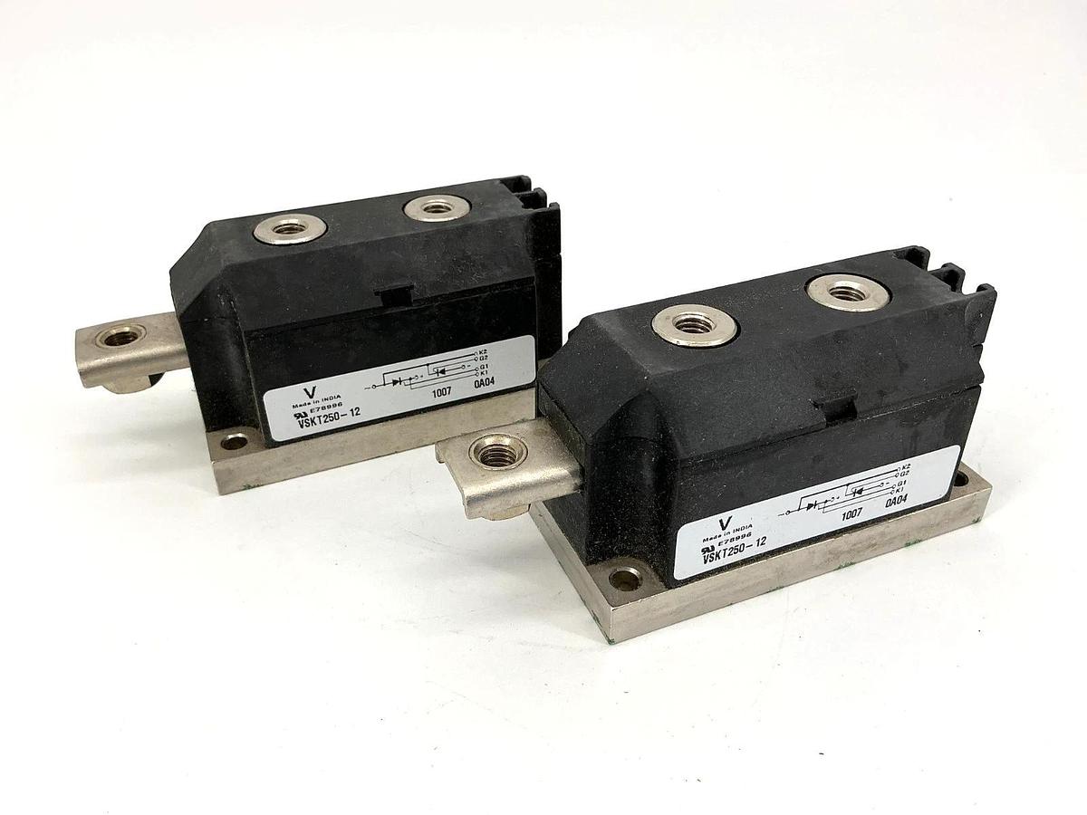 Box of 2 New Vishay VSKT250-12 Dual Thyristor Module SCR 230A 1200V