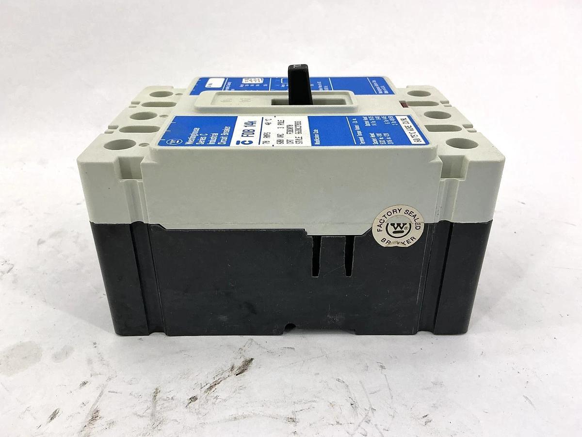 New Westinghouse FDB3070 Ser C Industrial Circuit Breaker 3-Pole 40C 70A 600V