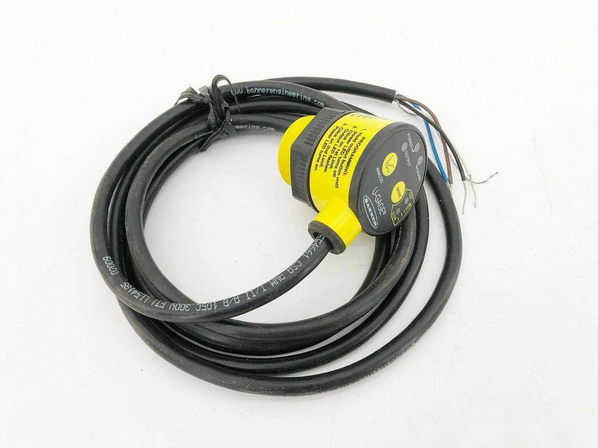 New Banner Engineering T30UXUC Ultrasonic Sensor 3m Range 0-10VDC Analog Output